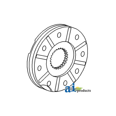 A & I Products Disc, Hand Brake 1.25" x7.5" x8" A-D5NN2N625A